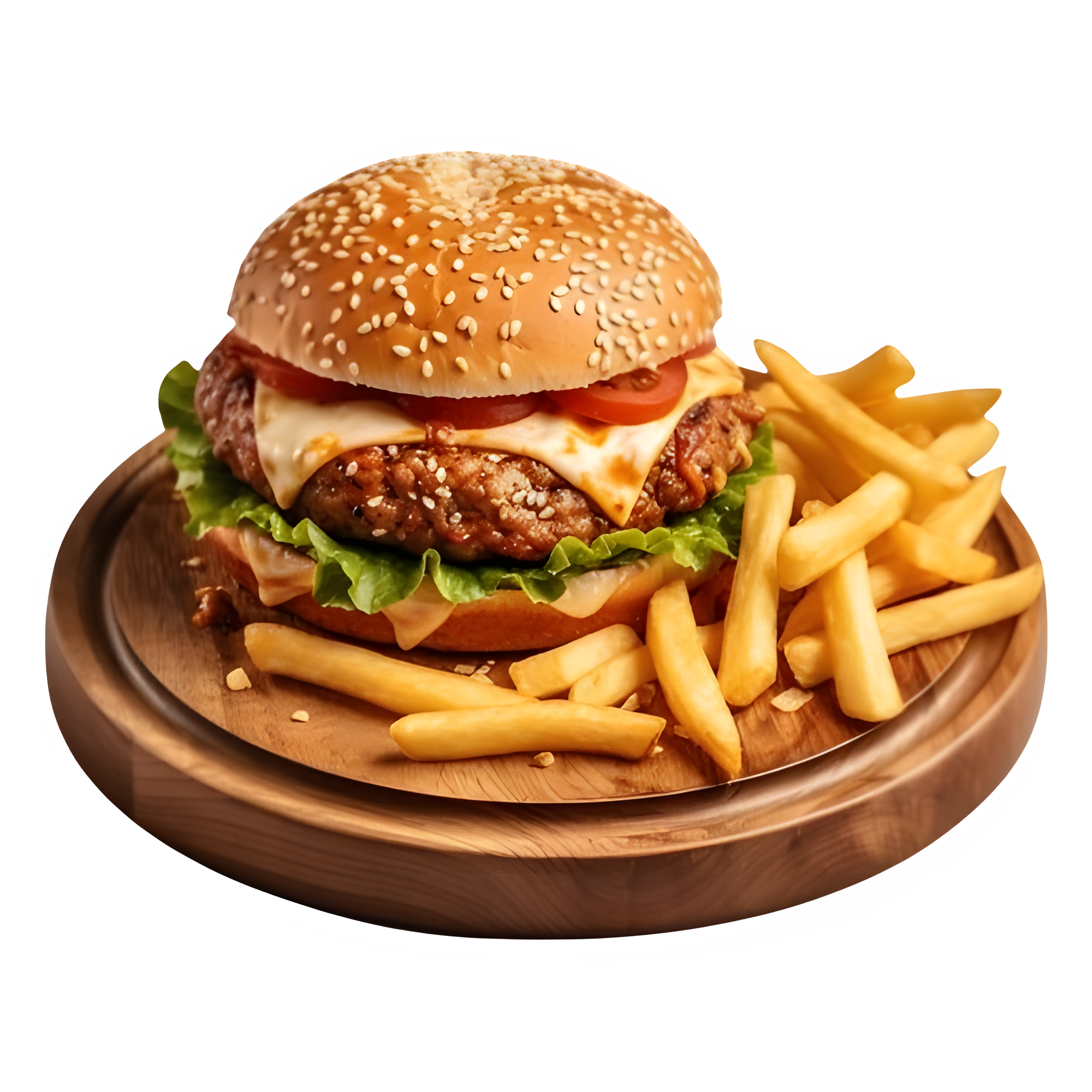 Burger & French Fries